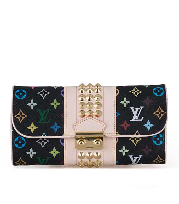 1:1 Copy Louis Vuitton Monogram Multicolore Courtney Clutch M45640 Replica